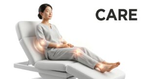 산후풍 회복 후 평온한 상태를 묘사한 이미지